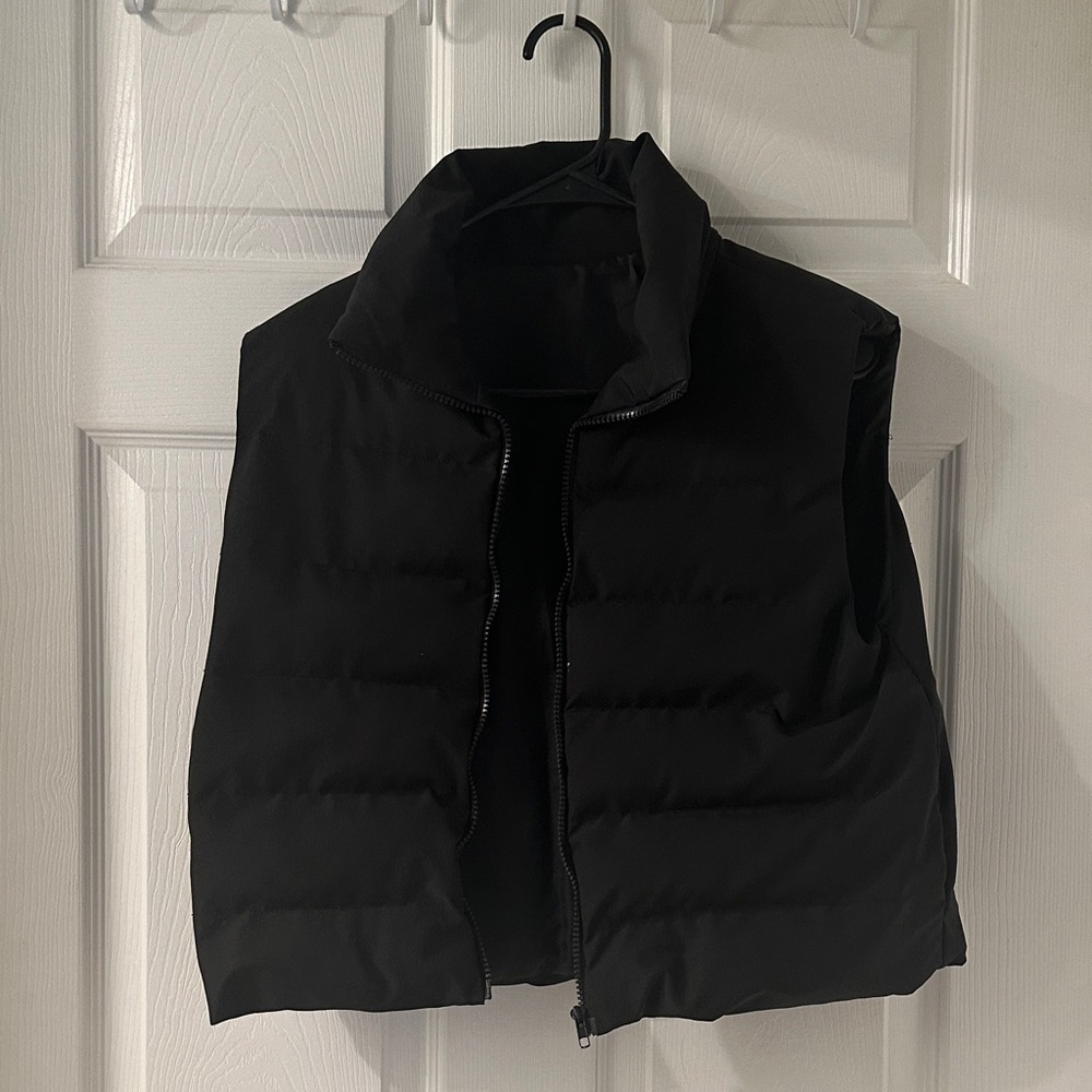 Black Puffer Vest